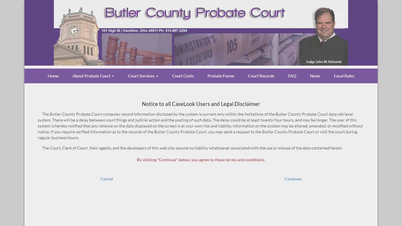 Butler County Probate Court - Record Search